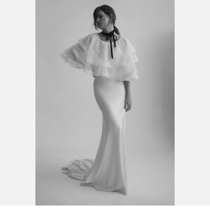 NWT BHLDN FLORENCE TIERED BRIDAL TOPPER